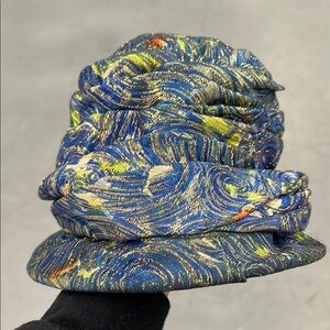 Stylish Blue Patterned Women's Hat